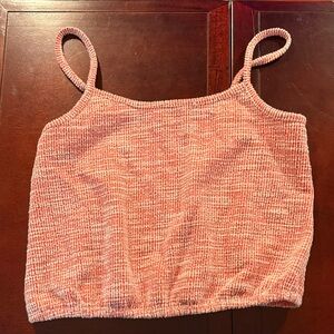 LOFT Coral Textured Camisole